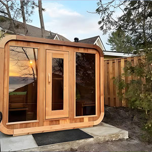 Venta caliente Sala de <span class=keywords><strong>sauna</strong></span> al aire libre Sala de <span class=keywords><strong>sauna</strong></span> de vapor húmedo Venta de cedro rojo <span class=keywords><strong>Sauna</strong></span> - Product Image 6