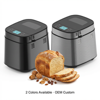 Máquina para Hacer Pan Árabe Shinechef, 25 en 1, Automática, con Báscula Integrada y Programa de Fermentación con Calefacción