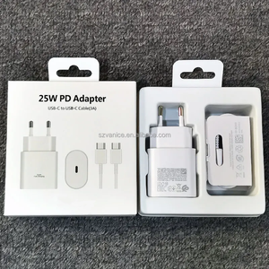 Para <span class=keywords><strong>Samsung</strong></span> S24 S23 S22 S21 <span class=keywords><strong>S20</strong></span> <span class=keywords><strong>Ultra</strong></span> 25W USB tipo C PD <span class=keywords><strong>cargador</strong></span> con Cable de carga de 30 W <span class=keywords><strong>cargador</strong></span> de 25W adaptador de carga súper rápida - Product Image 2