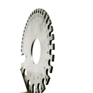 0, 007-0, 3125 Zoll 0-36 Runde AWG SWG Draht messgerät Dicke Lineal Messgerät Schweiß prüf durchmesser Edelstahl-Messwerk zeug - Product Image 5