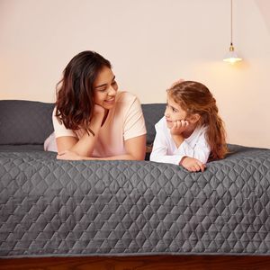Geometric Pattern King Size Bedding <b>Set</b> with Pillow Shams, Ultra Soft Lightweight Quilt <b>Bedspreads</b> & Coverlets for All Season - Product Image 3