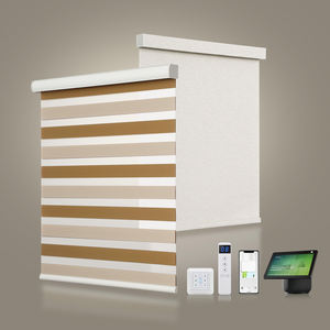 Stores roulants zébrés modernes pour fenêtres, stores intelligents motorisés pour l'intérieur, stores et volets - Product Image 1