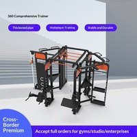 Máquina Smith Comercial Multifuncional Unisex SYT 360P de Acero con Estaciones Múltiples, Cable Crossover, Rack de Sentadillas y Ejercicios de Pecho y Espalda (Butterfly)