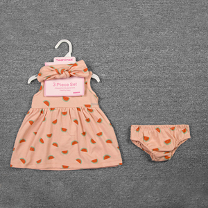 Vestiti su misura del bambino vestito <span class=keywords><strong>per</strong></span> le bambine del neonato carino stampa floreale <span class=keywords><strong>per</strong></span> i compleanni di estate <span class=keywords><strong>per</strong></span> 6-12 neonati - Product Image 6