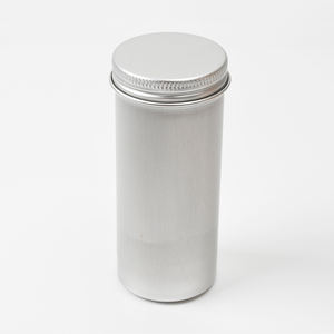 3,5oz 100ml D44*H103mm Teebox/Dose für Lebensmittel/Kosmetik/Gewürze Silberne Dosen Aluminiumbehälter mit Schraubverschluss - Product Image 3