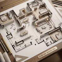 Solution tout-en-un pour la maison, l'appartement et la villa, service professionnel de design d'intérieur, support de rendu 3D, conception de plans de maison