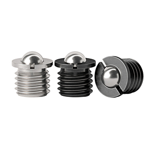 Perno de indexación M5-M16 para localización, pistón de resorte de acero al carbono, pistón roscado con brida, pistón de bola, cabezal de bola - Product Image 1