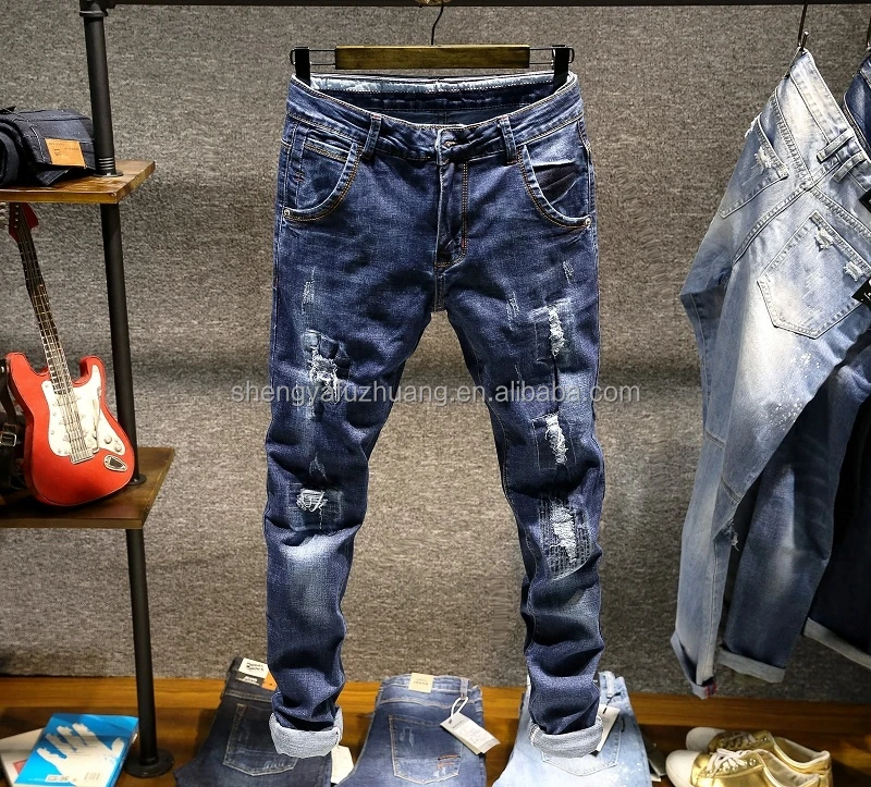 Wholesale Casual Mens Jeans Stylish Taper Denim Pants