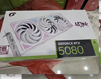Carte graphique RTX5080 16 Go de mémoire DDR pour station de travail de bureau, chipset AMD, interface 256 bits, ventilateur de refroidissement pour jeux vidéo, nouveau produit