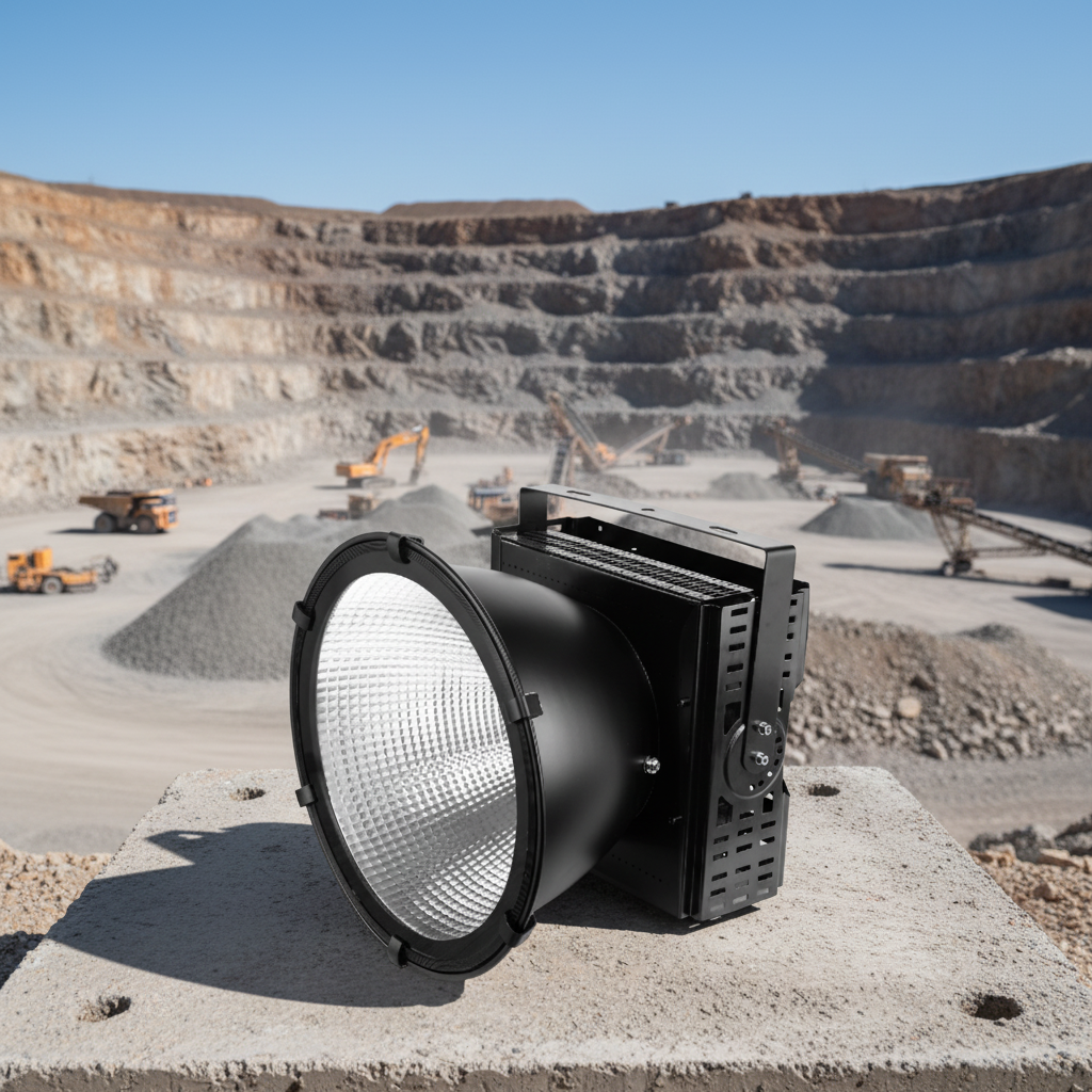 500W SMD IP66 Aluminum LED Flood Light Reflector 120 Beam Angle 2700K Soft Warm White 24000 Lumens Ra85 AC85-265V 5-Year