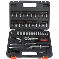 Jeu de clés à douille 1/2 po à 6 points pour réparation automobile, outils de mécanicien, clés à cliquet, compatibles véhicules à énergie nouvelle