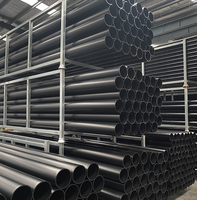 Tubería de Suministro de Agua de Alta Presión de HDPE Duradera, Tubería Flexible de 3-4 Pulgadas para Aplicaciones Municipales, Industriales y Agrícolas
