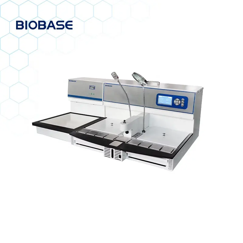 Centro de incrustación de tejidos BIOBASE, placa de calor, equipo de laboratorio de patología de Control de programa completamente automático