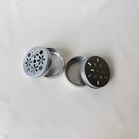 Diffuseur d'huiles essentielles en aluminium à motif creux, boîte de rangement pour pierres de lave, désodorisant d'ambiance en roche volcanique naturelle sans flamme