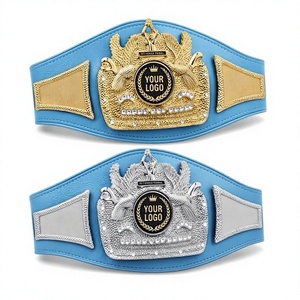 Custom Sports Championship Trophy Leather <b>Belt</b> Personalized Logo Team Name Breathable Taekwondo Judo Jiu-Jitsu <b>Wrestling</b> Boxing - Product Image 1