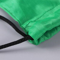 Sac à dos pliable avec cordon de serrage, sacs de shopping imprimés avec logo, sacs promotionnels réutilisables, sacs de sport écologiques, sacs de transport pour le shopping