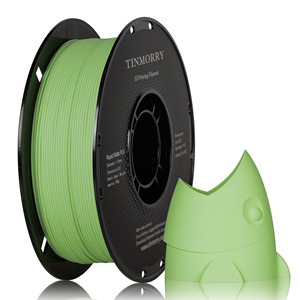 Filamento de plástico flexible TINMORRY Matt PLA sin burbujas de 1.75 mm y 1 kg, PLA de múltiples colores para impresora 3D, blanco mate - Product Image 1