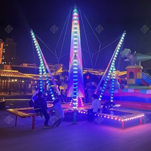 Led-Lit Commerciële <span class=keywords><strong>Trampoline</strong></span> Voor Pretparken Buiten Plezier Bungeejumpen - Product Image 3