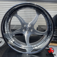 Jantes forgées SJ 2 pièces à déport profond 20 22 24 26 pouces pour Chevrolet C10 Classic Chevy Impala Muscle Car
