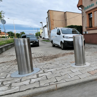 Poteaux de signalisation hydrauliques rétractables automatiques avec télécommande pour parking
