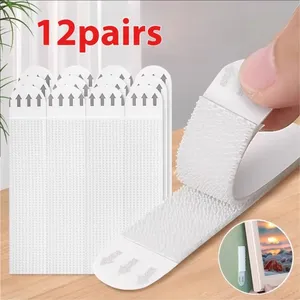 Fixations <span class=keywords><strong>Velcro</strong></span> invisibles pour cadre photo mural, faciles à retirer, sans trace, dispositif de suspension pour œuvres d'art photo amovible - Product Image 1