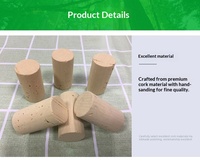 Tapones de Corcho Natural Importados de Calidad, Logotipo y Tamaño Personalizables, Ideales para Vino, Cerveza, Aceite de Oliva y Elaboración Artesanal de Cerveza