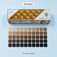 Coloration capillaire biologique de marque privée à faible teneur en ammoniac, crème de teinture permanente pour les cheveux 50 couleurs, nouveaux produits de salon de coiffure