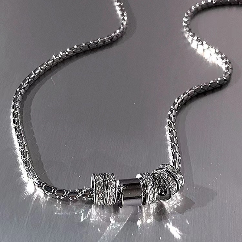 สร้อยคอห่วงเพชร/50 + 5ซม