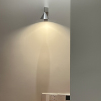 Apollo 14 LED Source de lumière aluminium géométrique applique murale Style industriel Designer chambre chevet atmosphère-appliques