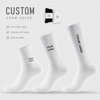 Chaussettes légères anti-transpiration personnalisées brodées sur mesure, taille et couleur au choix, pour adultes, idéales pour le jogging, la marche, le basketball et le tennis.