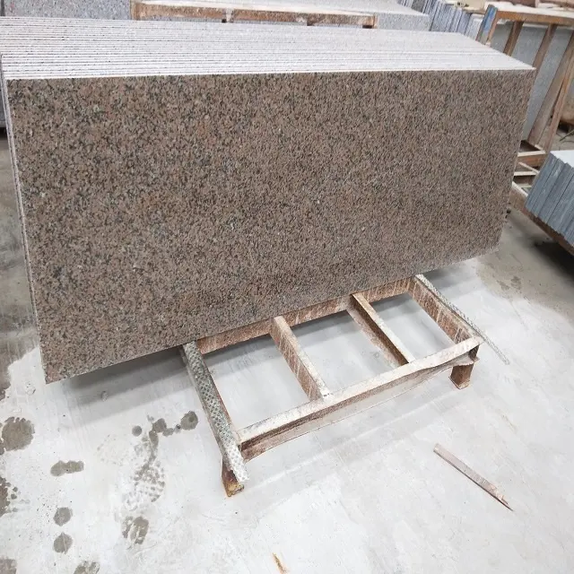 새로운 로사 Porrino 화강암 천연석 핑크 화강암 광택 벽 바닥 타일 석판