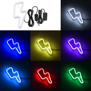 Nouvelles lumières décoratives LED en forme de cœur brisé USB Lightning pour l'<span class=keywords><strong>ambiance</strong></span> de la voiture, mode clignotant 12V, éclairage ambiant de fenêtre - Product Image 3