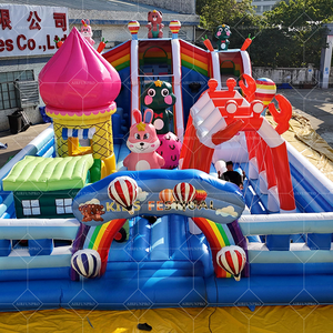 <span class=keywords><strong>Grand</strong></span> trampoline gonflable extérieur de château sautant avec le thème de zoo <span class=keywords><strong>animal</strong></span> pour des adultes et des enfants - Product Image 3