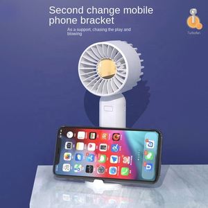 Best Selling Factory Wholesale Novelty Gift USB Portable Pocket Outdoor <b>Hand</b> <b>Held</b> <b>Fan</b> With Mobile Phone Holder Function - Product Image 2