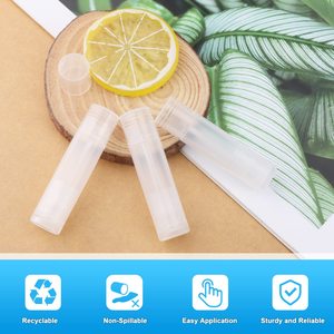 Wholesale China 5g PP <b>Plastic</b> Screw Cap Lip Balm Lipstick <b>Tubes</b> Cosmetic Packaging Silk Screen Printing Custom Colors Logo - Product Image 4