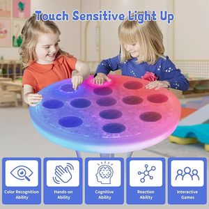 Aanraakgevoelige Lichttafel, Oplaadbare Sensorische Speeltafel Voor Kinderen, Jongens En Meisjes Licht Sensorische Tafel - Product Image 2