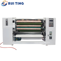<strong>Best</strong> <strong>Selling</strong> Wholesale Price Bopp Adhesive Tape Roll <strong>Slitting</strong> Rewind <strong>Machine</strong> with Turret 3inch Shaft