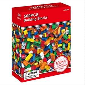 Bloques de Construcción de Partículas Pequeñas de Colores Aleatorios, 500 Piezas, Juego a Granel, Ladrillos de Plástico ABS de Alta Precisión para Niños, Juguetes Creativos STEM - Product Image 1