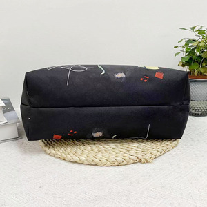Canvas Storage Bag Classic Versatile Women's Large Capacity Storage Bag Dirty Braided <b>Black</b> Girl Printed Fashionable Lady Style - Product Image 6