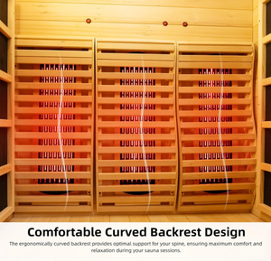 Sauna a vapore angolare personalizzata in legno di abete rosso canadese per 3 persone 195 ° <span class=keywords><strong>F</strong></span> e Infrarossi 149 ° Sauna Ibrida <span class=keywords><strong>F</strong></span>, Sauna Finlandese Tradizionale per Spa - Product Image 3