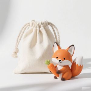 Bolsa de Algodón Reciclable Personalizada con Cordón y Logotipo para Empacar Zapatos y Ropa - Product Image 4