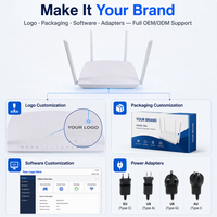 Terminal ONT XPON FTTH de Fábrica XP6487 EG8145V5 V8 F680 4GE Pots VoIP WiFi de Doble Banda ONU Versión en Inglés TR-069 OEM/ODM para ISP