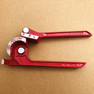 Cintreuse de tuyaux manuelle 3-<span class=keywords><strong>en</strong></span>-1 British Red 180 à trois fentes pour tuyaux de climatisation <span class=keywords><strong>en</strong></span> <span class=keywords><strong>cuivre</strong></span> et <span class=keywords><strong>en</strong></span> aluminium - Product Image 2