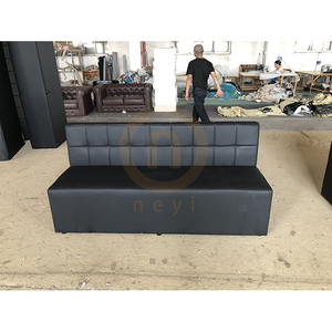 BT065 siège de carte moderne canapé style industriel ensemble de bar commercial pour hôtels restaurants salles de musique pour cafés meubles en bois - Product Image 1