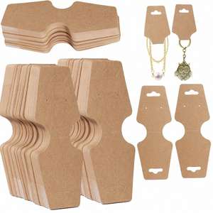 Étiquette suspendue en papier écologique personnalisée à prix abordable avec découpe et pochette en plastique pour sacs et chaussures - Product Image 2