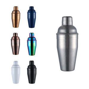 Shaker à cocktails moderne en acier inoxydable Wuyi Camol 350 ml - Design élégant - Épaisseur 0,6 mm - Outil de <span class=keywords><strong>mixologie</strong></span> parfait - Accessoires de bar et cuivre - Product Image 6