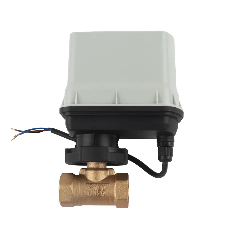 Válvula De Esfera De Bronze DN20 com Atuador Regulador Baixa Pressão Elétrica DC12V DC24V para Mídia Água