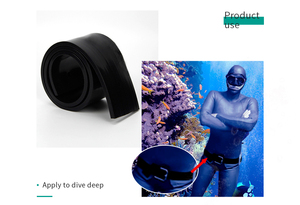 Cinture in Silicone per Sollevamento Pesi, Accessori per Immersioni, Fascia Porta Pesi in Silicone per Subacquea - Product Image 4