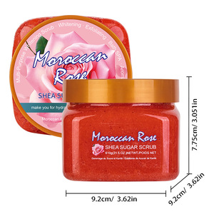 Wholesale OEM Strawberry Foot <b>Body</b> Salt Sugar <b>Scrub</b> Exfoliating Whitening - Product Image 4