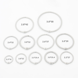 Anneaux de reliure en acier inoxydable FREYA 22 mm, <span class=keywords><strong>action</strong></span> de charnière fluide, clip pour livre de recettes de restaurant - Product Image 4